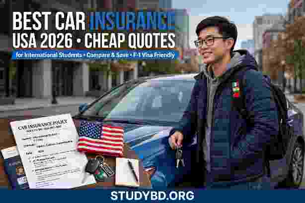 Best Car Insurance USA 2026 - For International Students