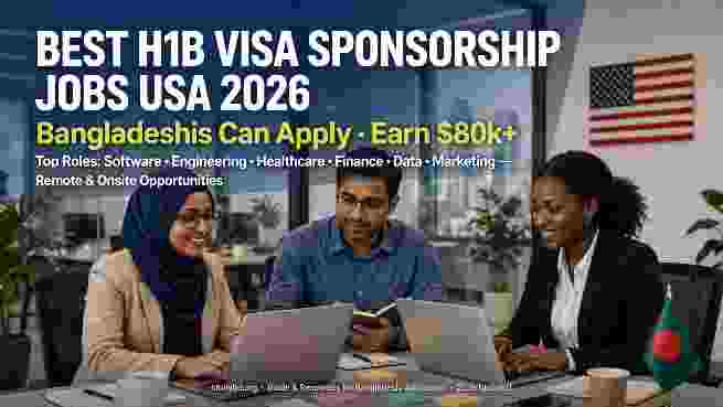 Best H1B Visa Sponsorship Jobs in USA 2026 for Bangladeshis