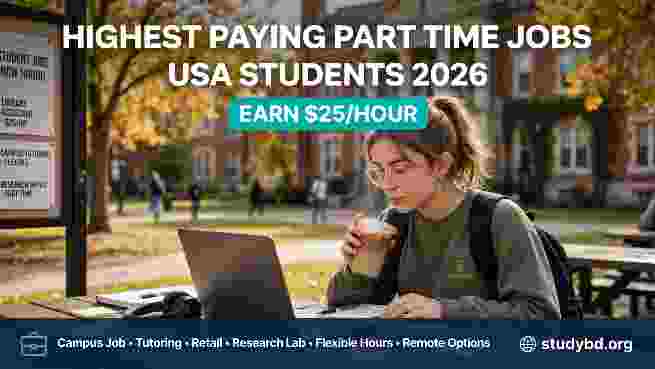 Highest Paying Part Time Jobs in USA for Students 2026