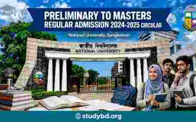 Preliminary to Masters Regular Admission Circular 2024-2025