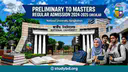 Preliminary to Masters Regular Admission Circular 2024-2025